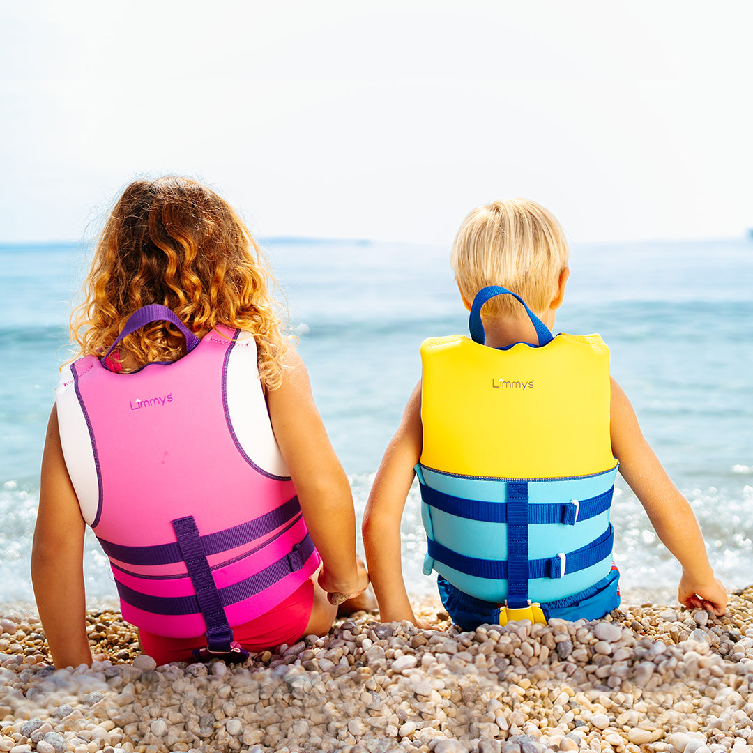 Premium Neoprene Swim Vest - Berry Pink