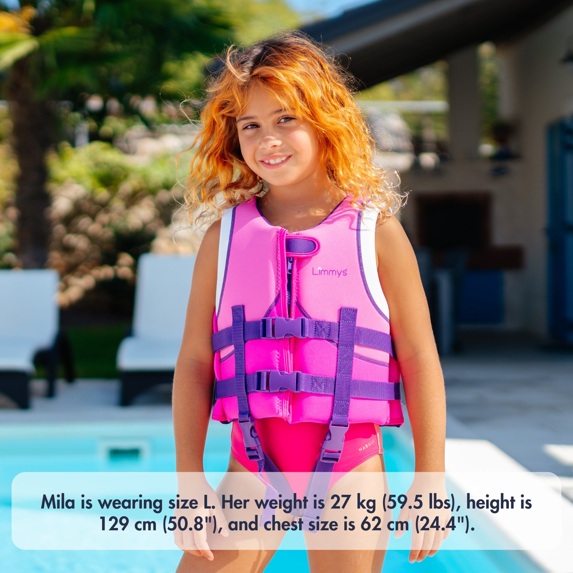 Premium Neoprene Swim Vest - Sunshine Blue