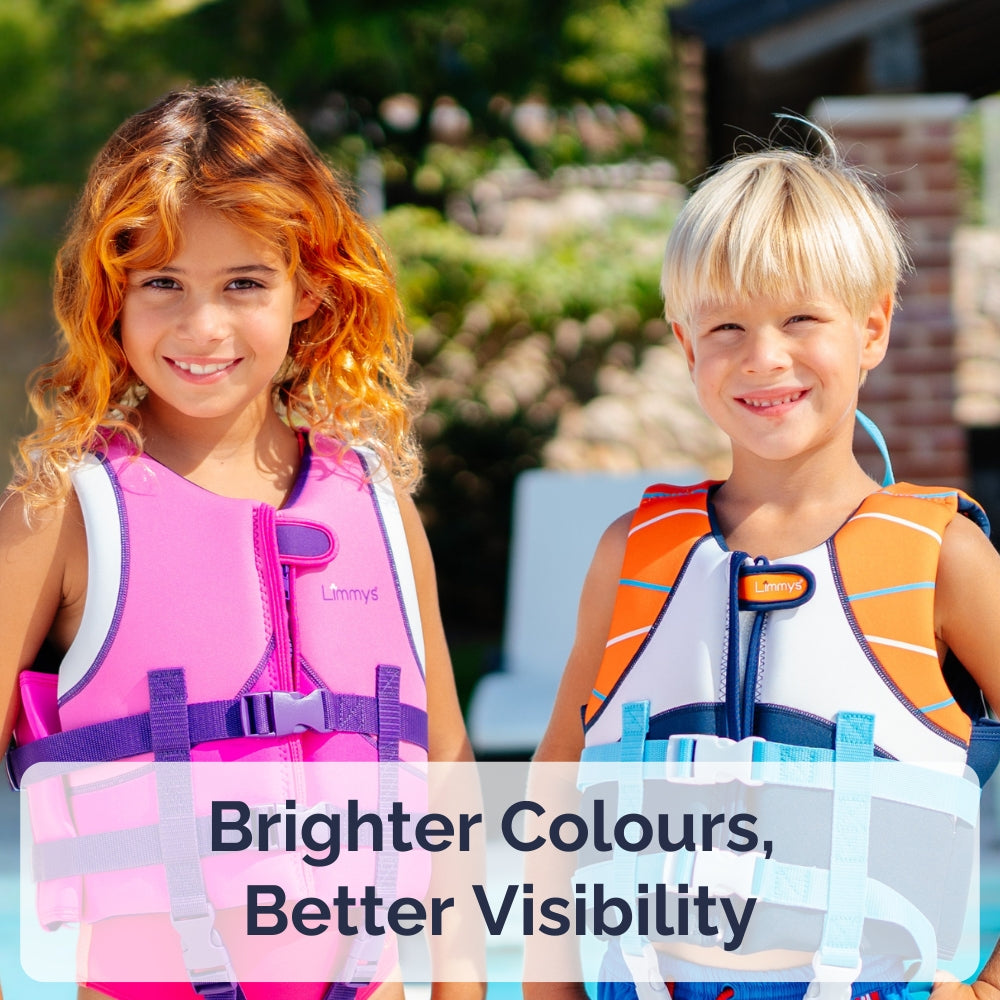 Premium Neoprene Swim Vest - Berry Pink