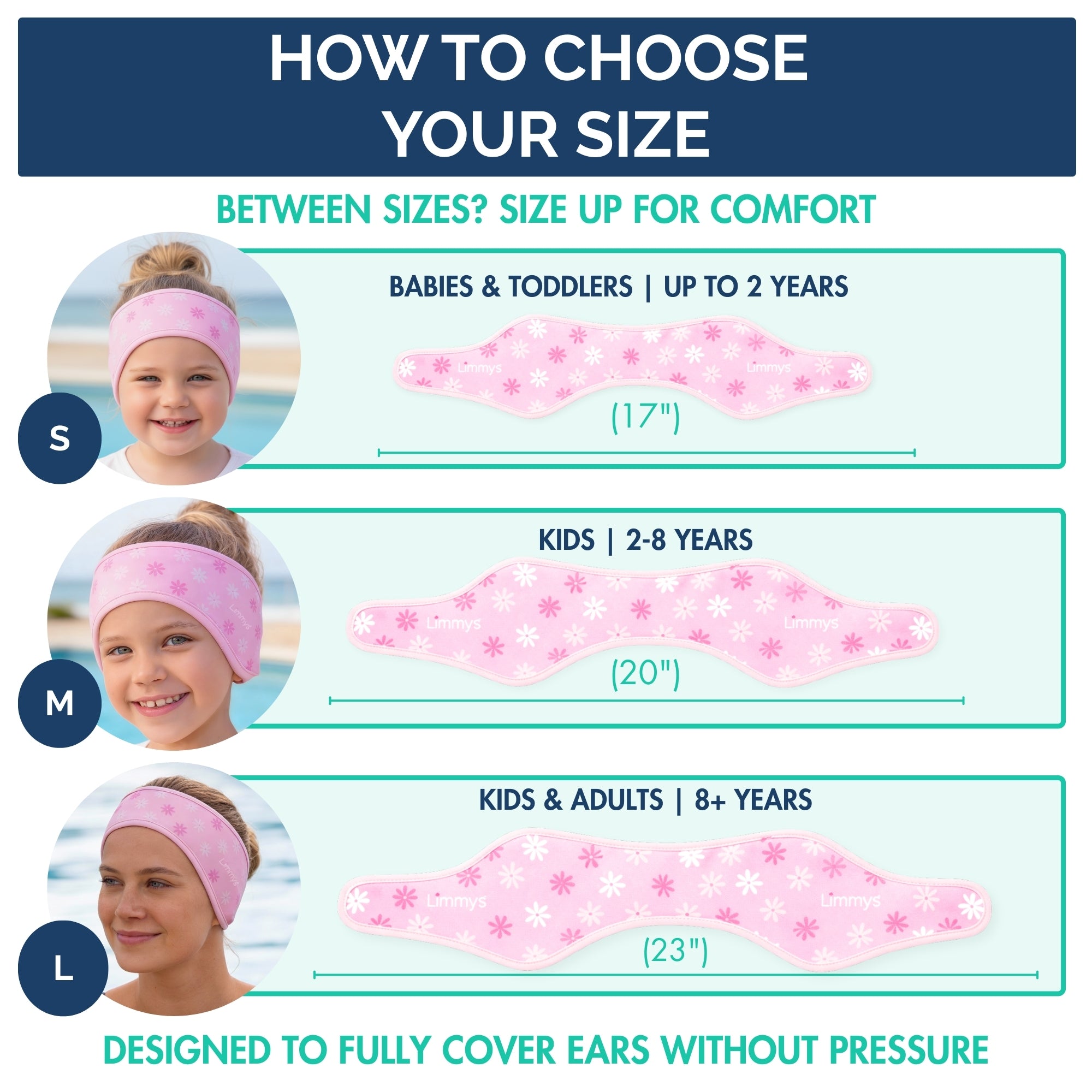 Limmys Swimming Headband For Kids And Adults
