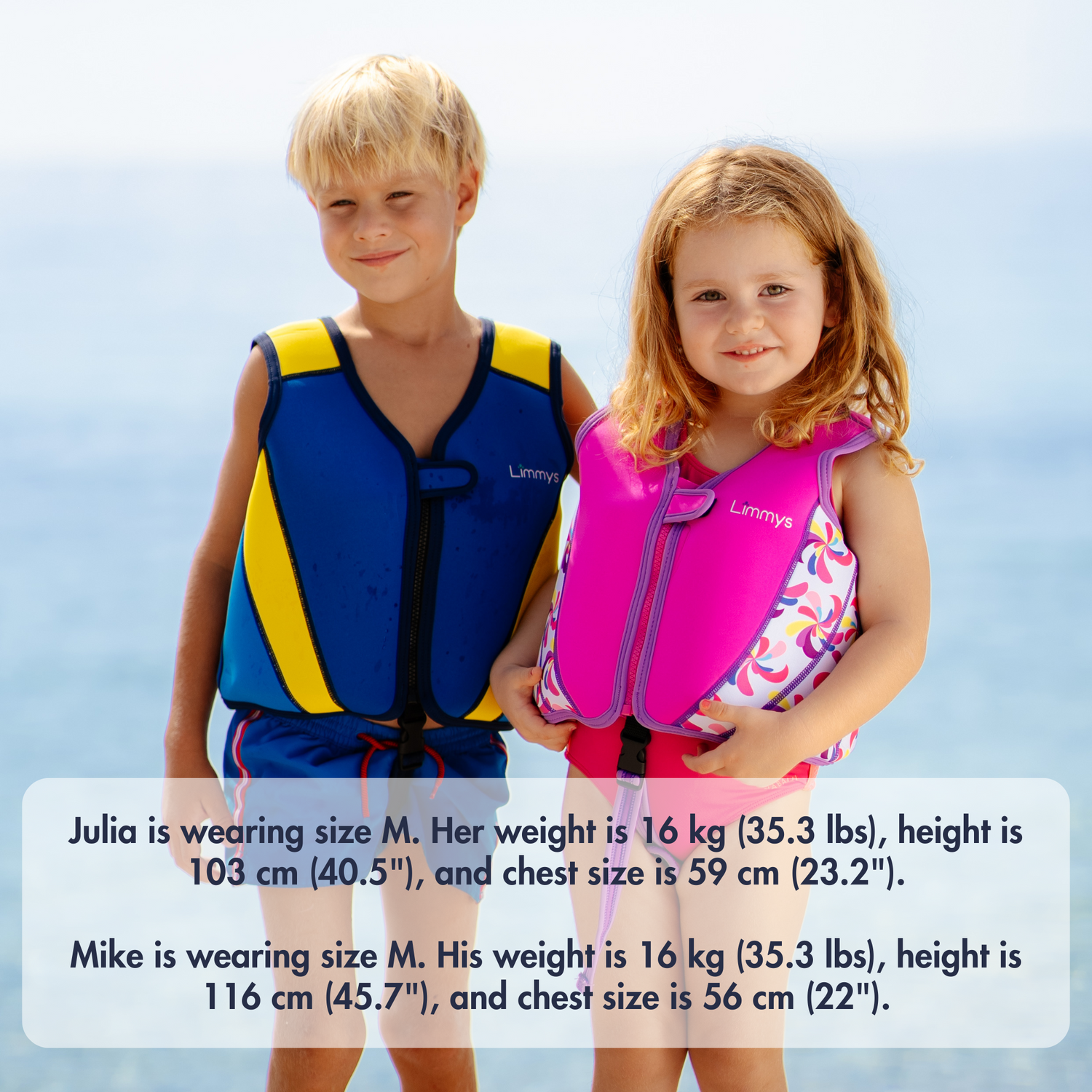 Premium Neoprene Swim Vest - Royal Blue