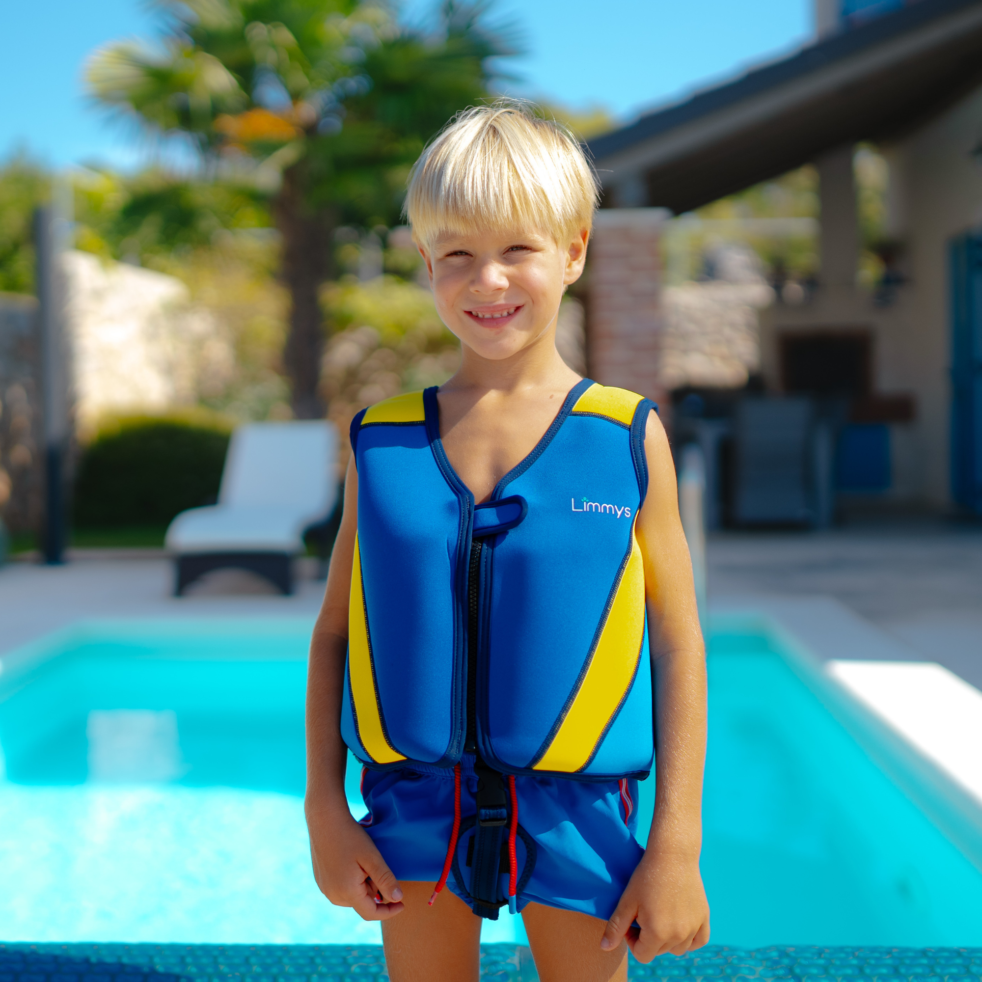 Premium Neoprene Swim Vest - Royal Blue