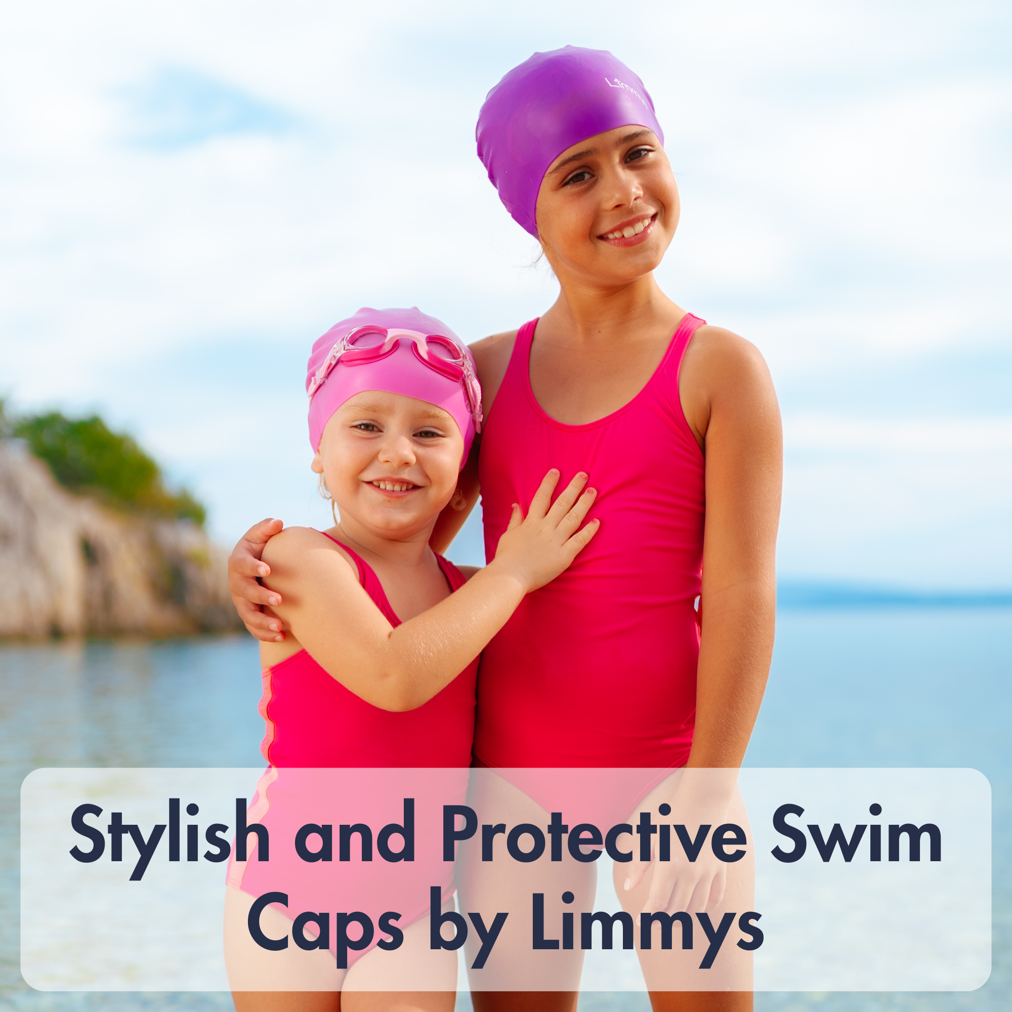 Premium Kids Swim Caps