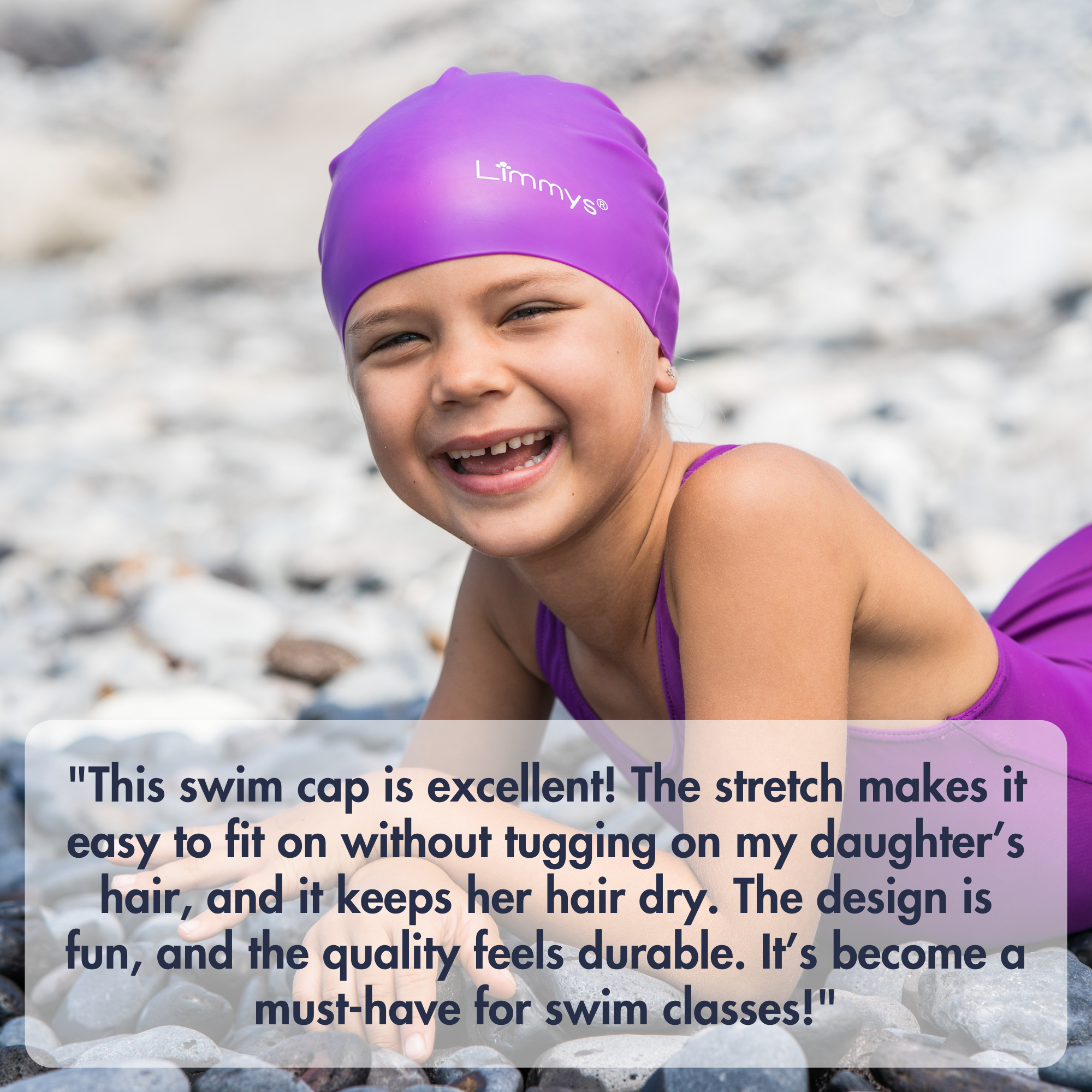 Premium Kids Swim Caps