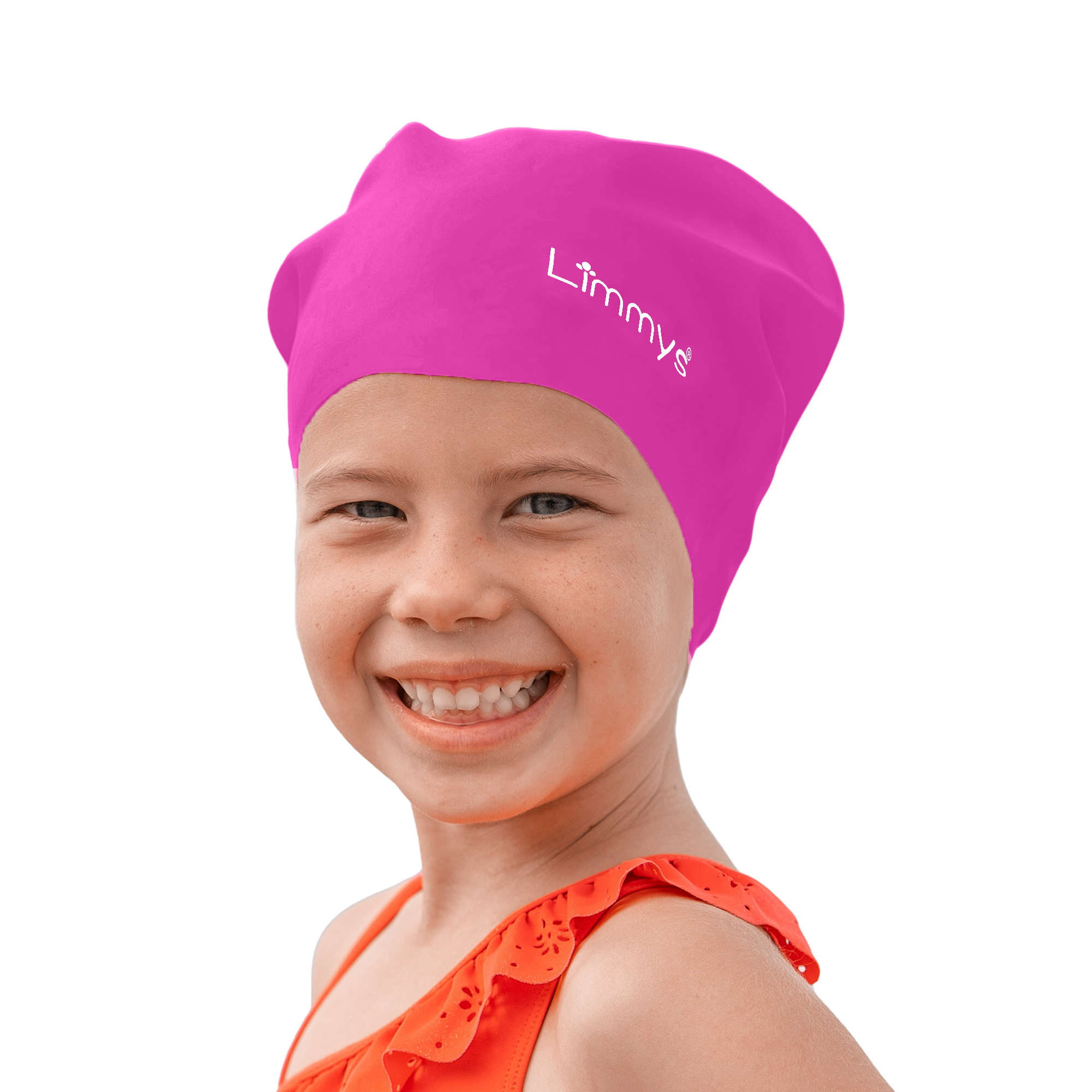 Premium Kids Long Hair Swim Caps