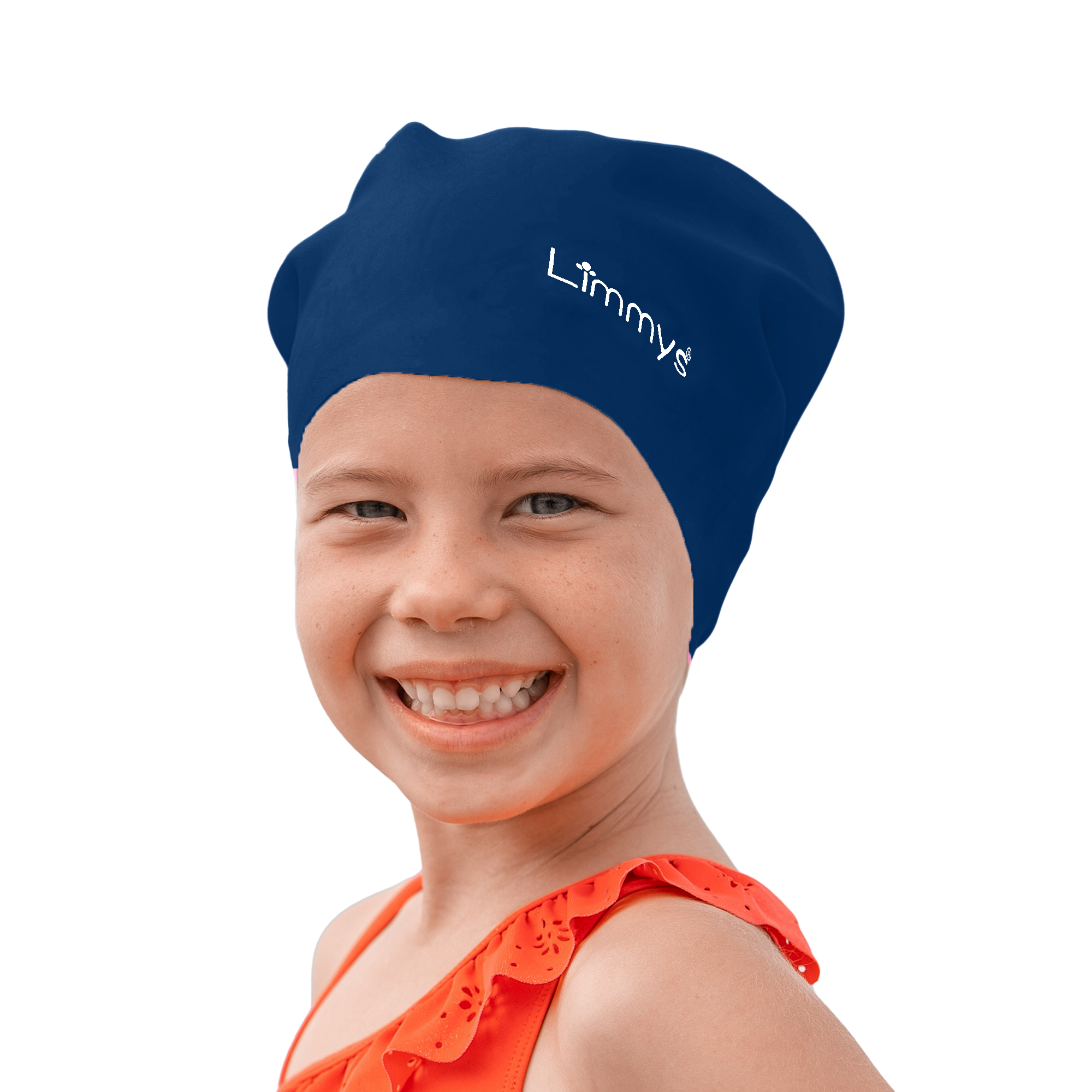 Premium Kids Long Hair Swim Caps