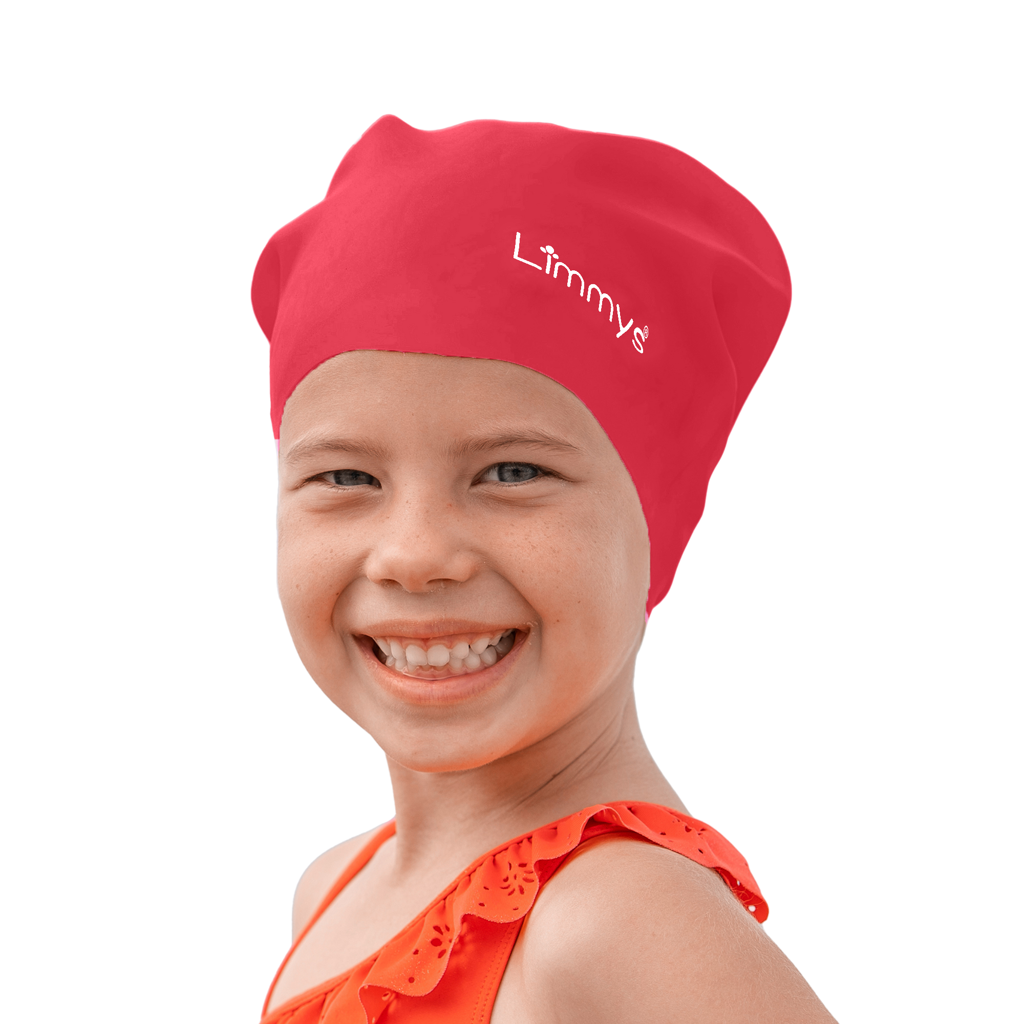 Premium Kids Long Hair Swim Caps