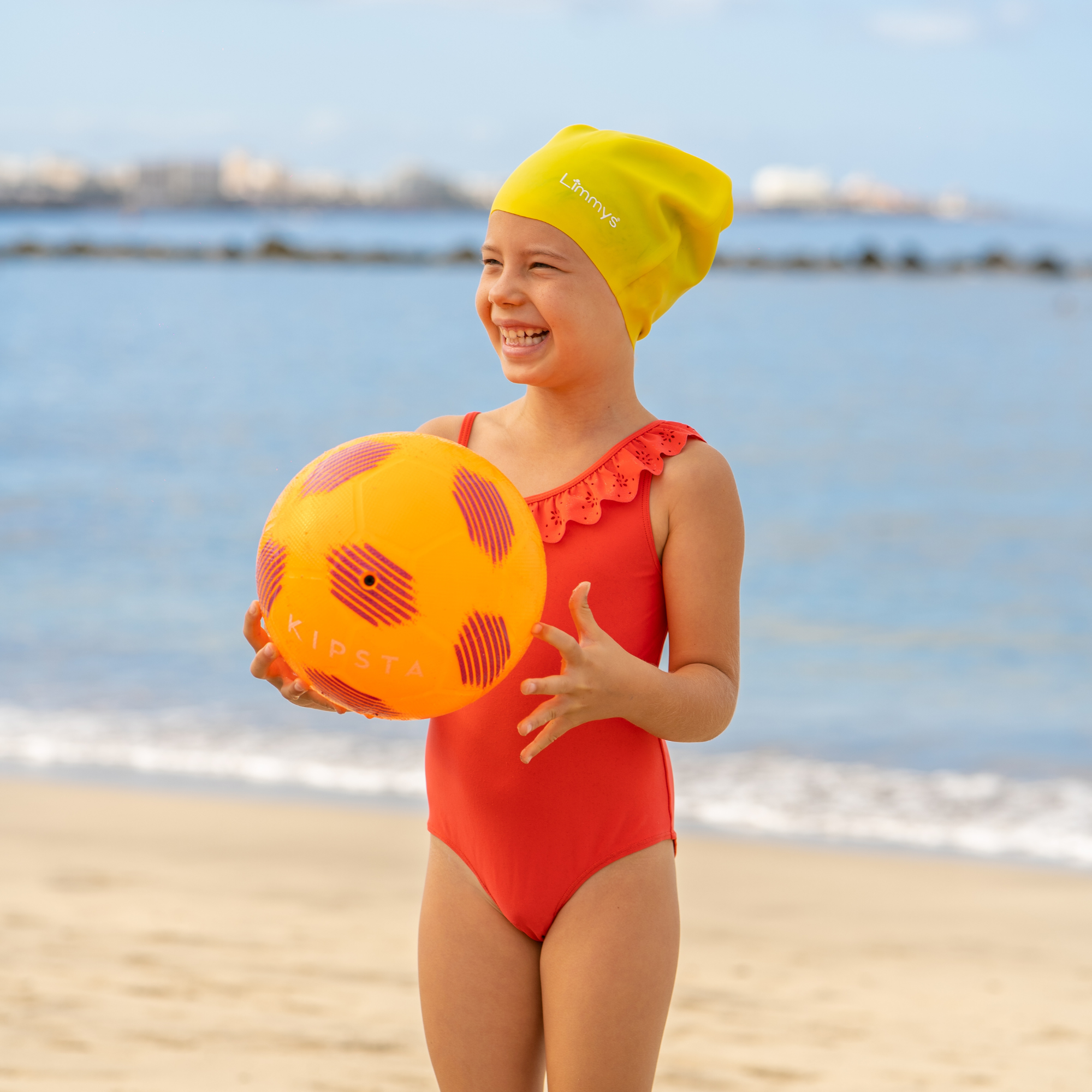 Premium Kids Long Hair Swim Caps