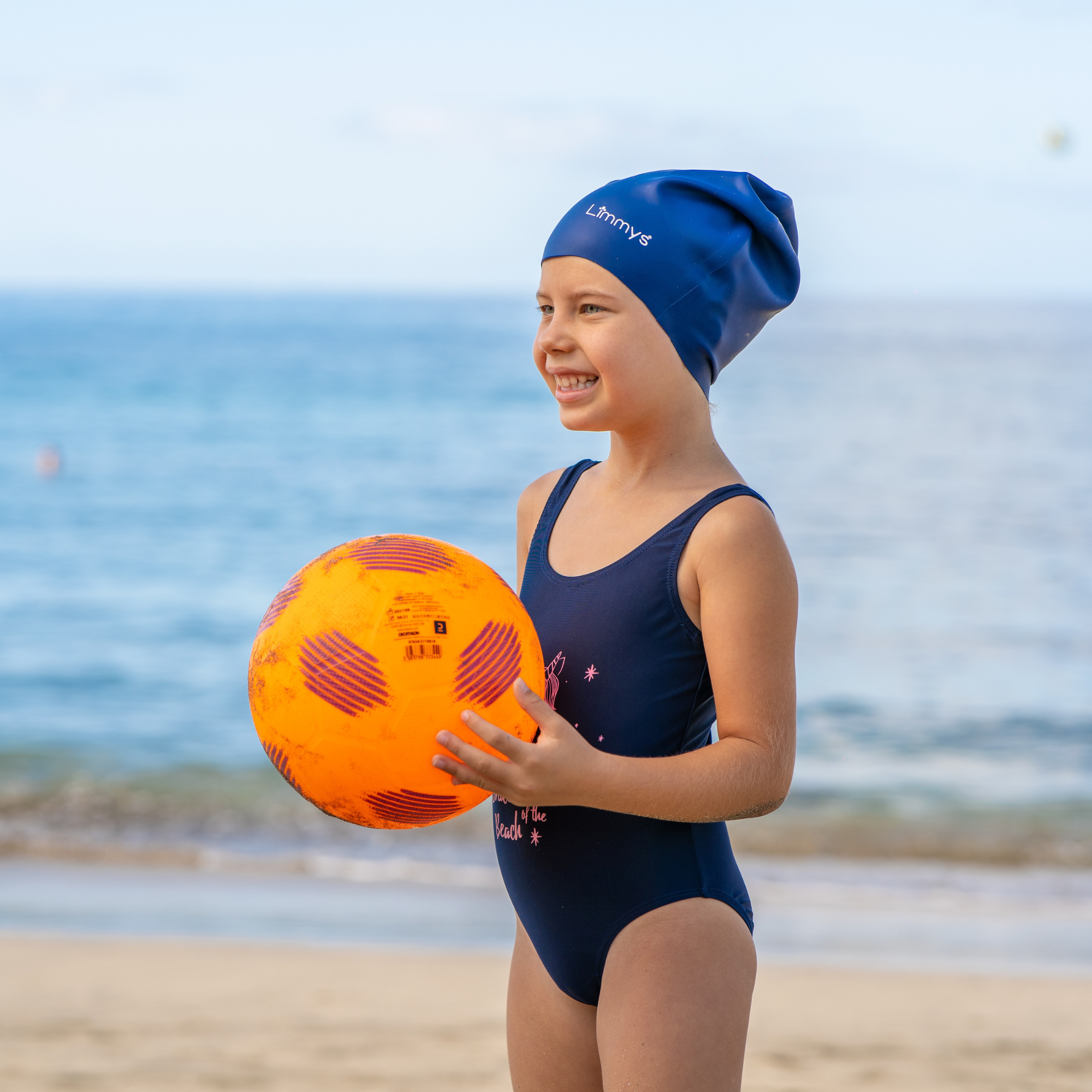 Premium Kids Long Hair Swim Caps