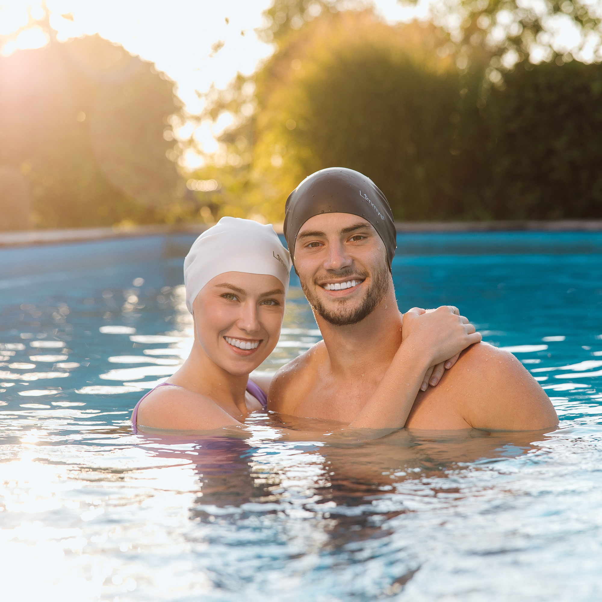 Premium Long Hair Swim Caps for Women