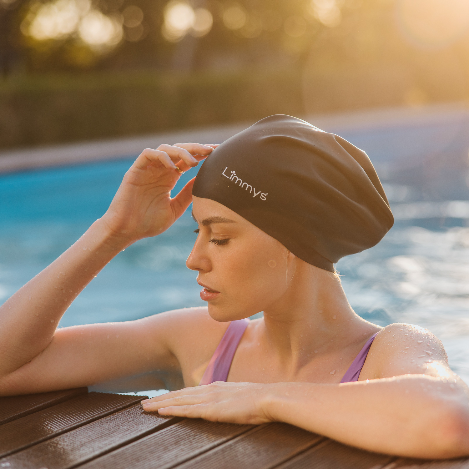 Premium Long Hair Swim Caps for Women