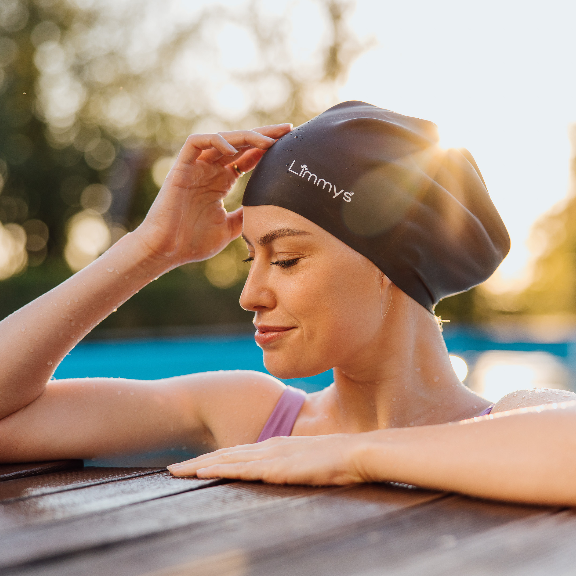 Premium Long Hair Swim Caps for Women