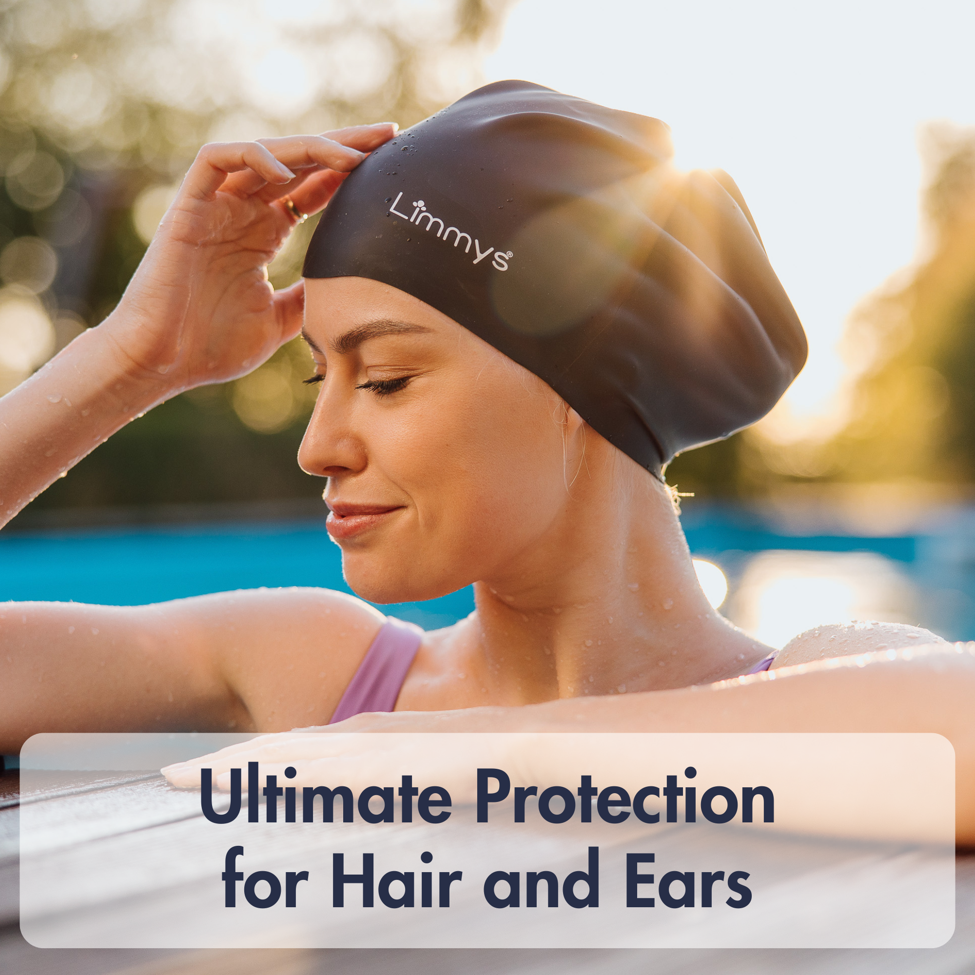Premium Long Hair Swim Caps for Women