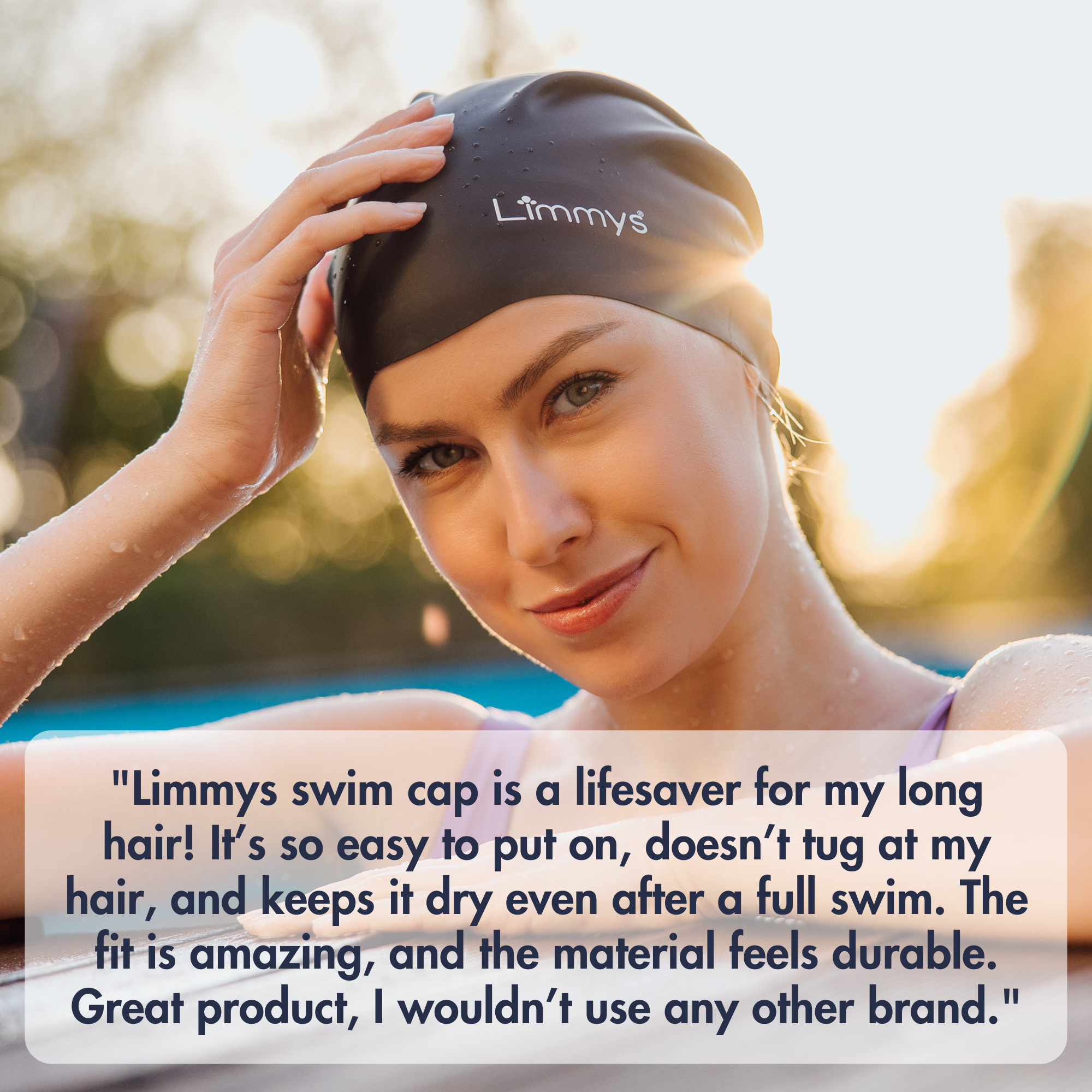 Premium Long Hair Swim Caps for Women