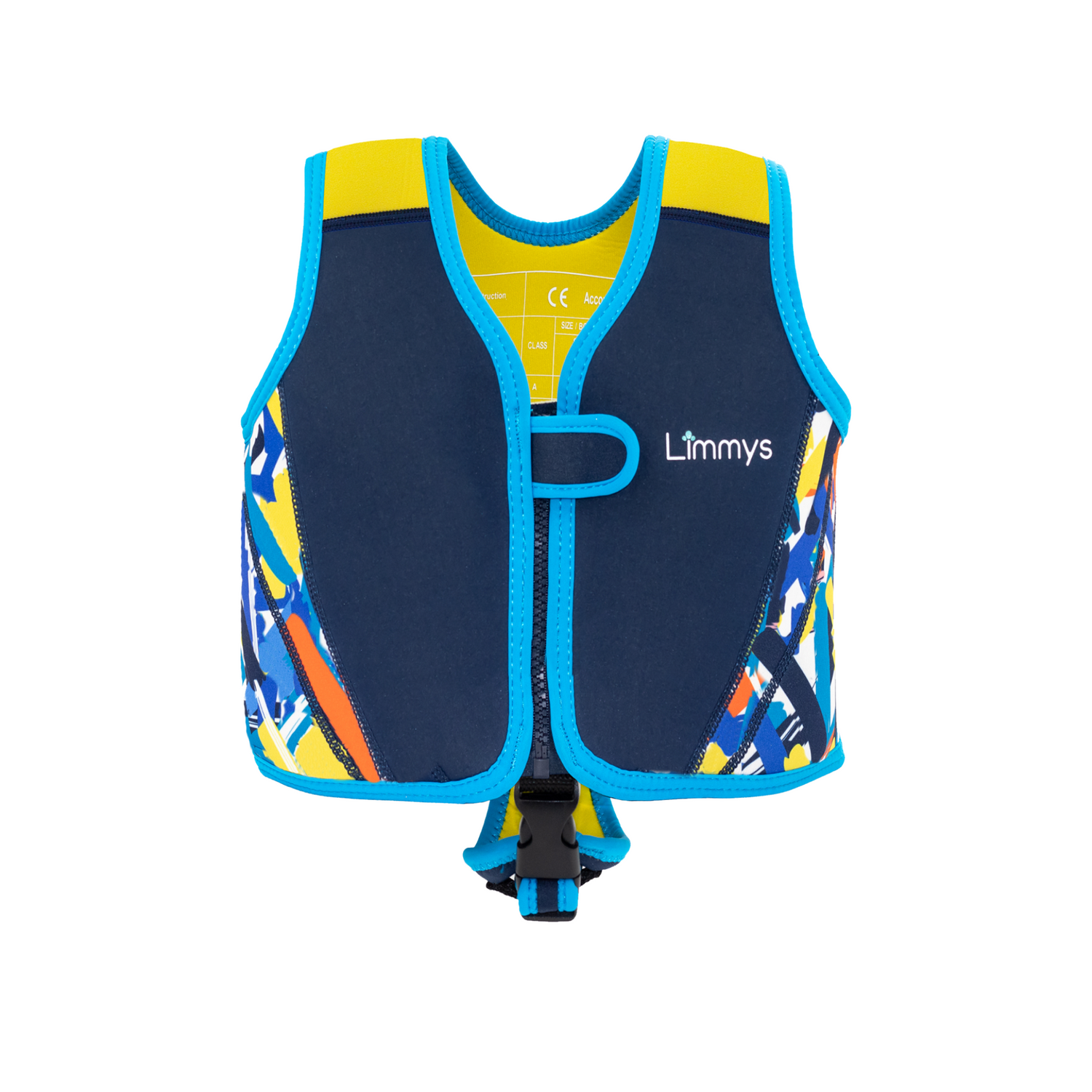 Premium Neoprene Swim Vest - Navy Blue