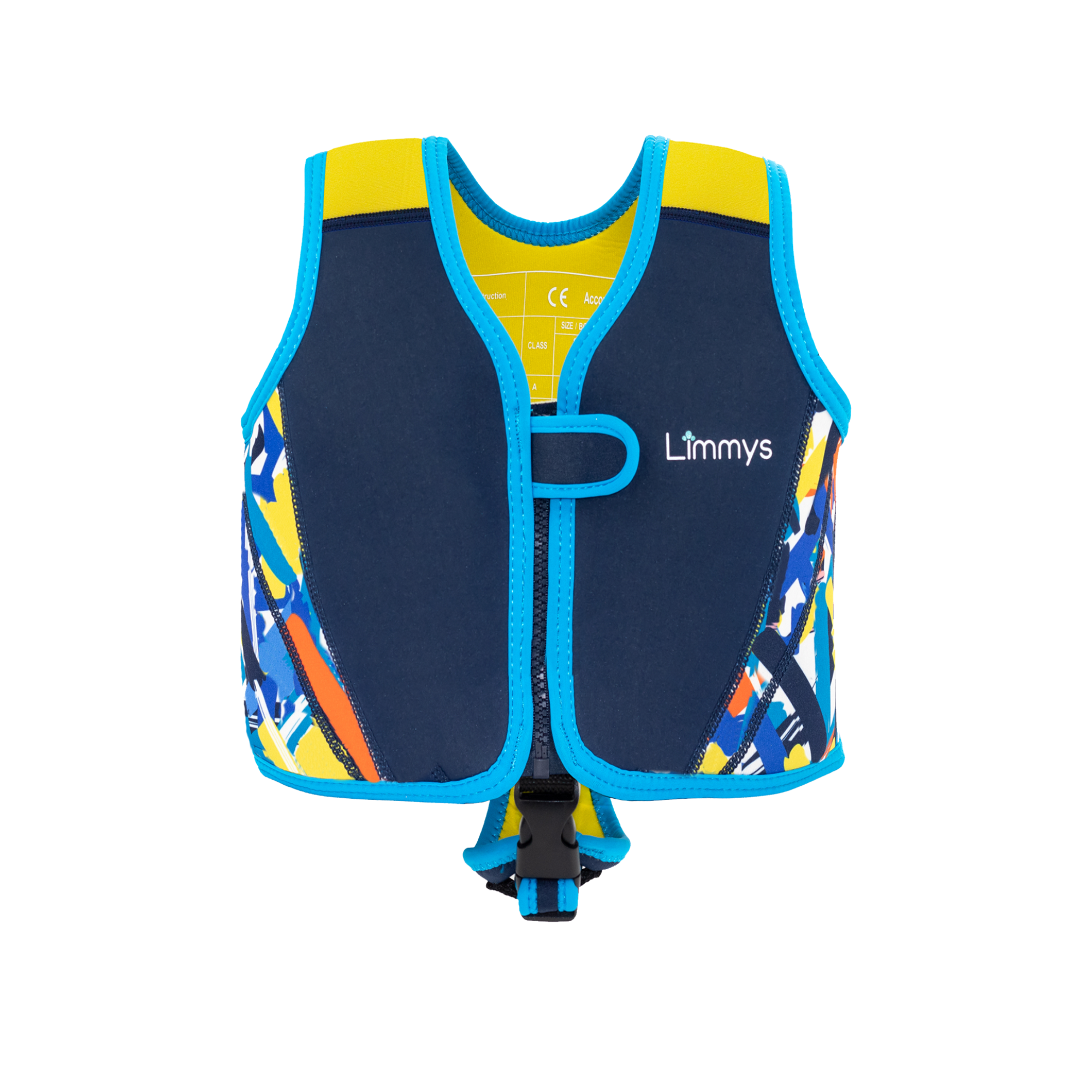 Premium Neoprene Swim Vest - Navy Blue