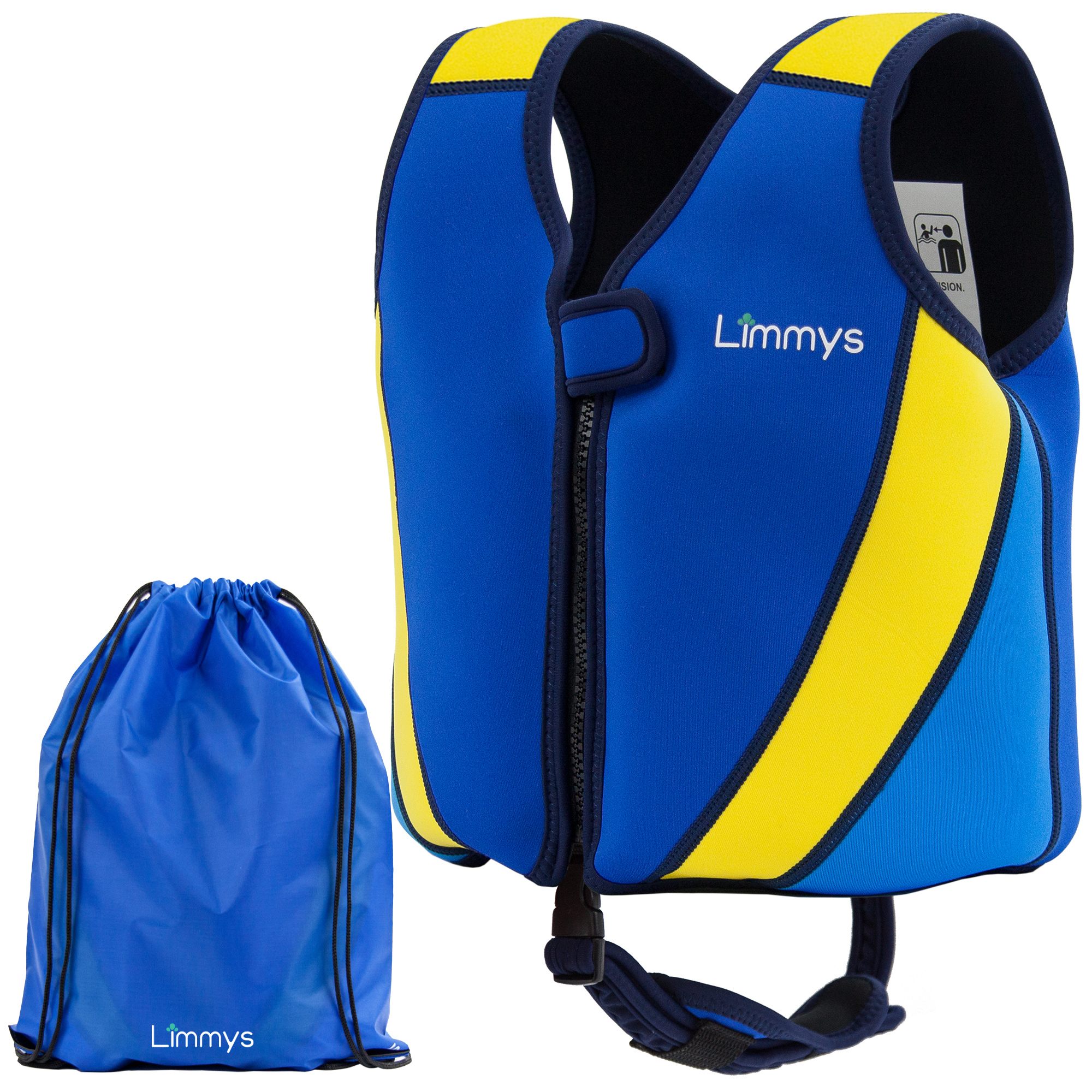 Premium Neoprene Swim Vest - Royal Blue
