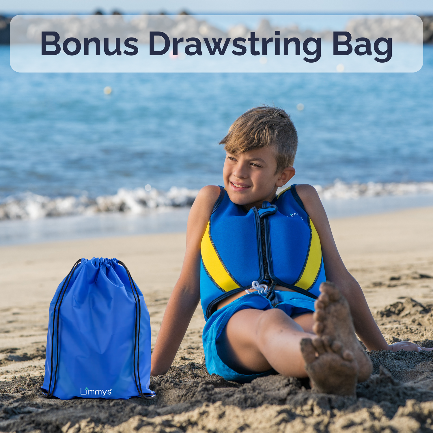 Premium Neoprene Swim Vest - Royal Blue