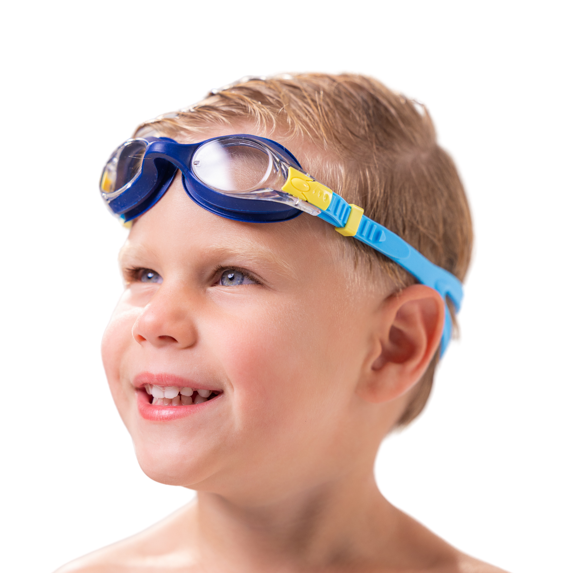 Premium Kids Swim Goggles - Blue