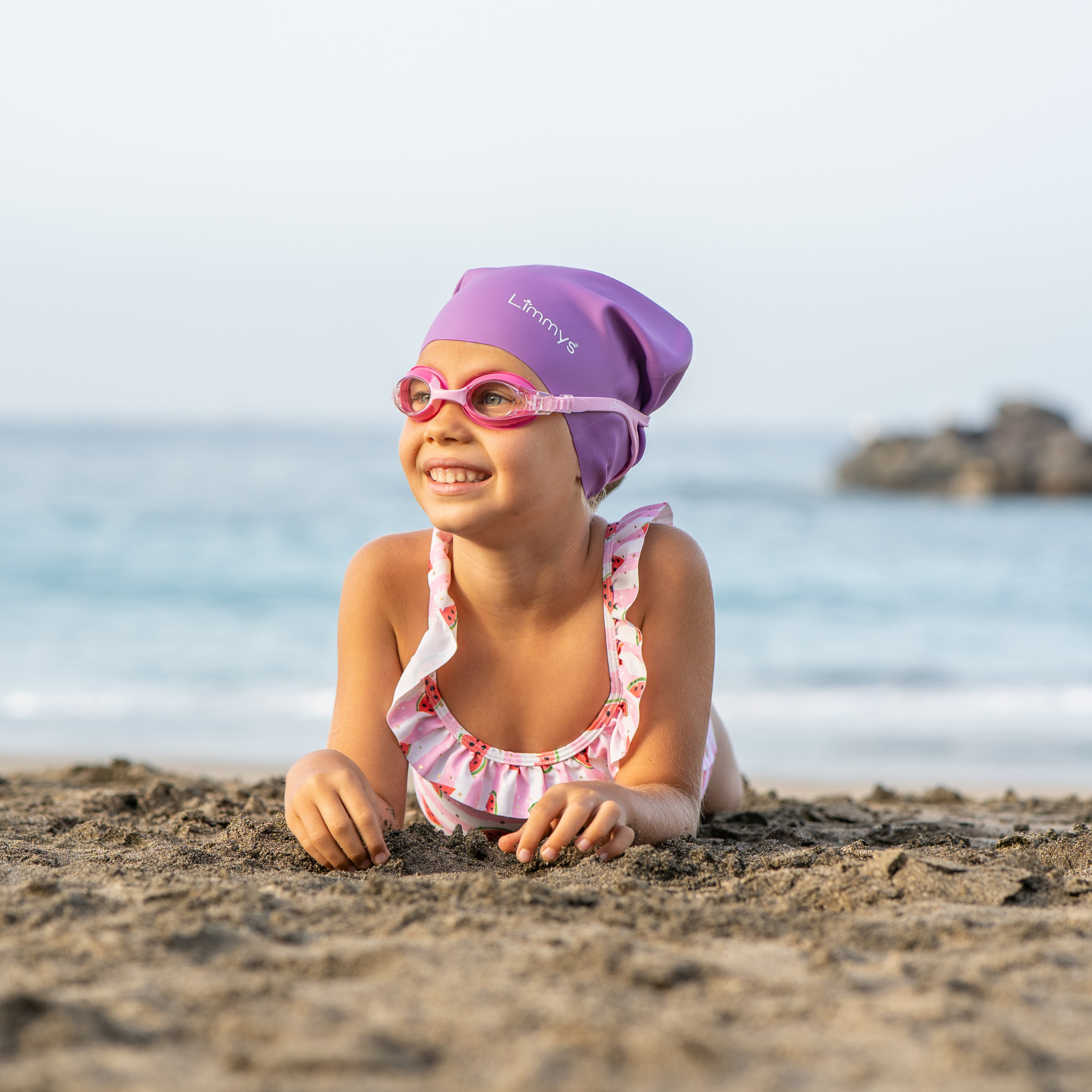 Premium Kids Swim Goggles - Pink