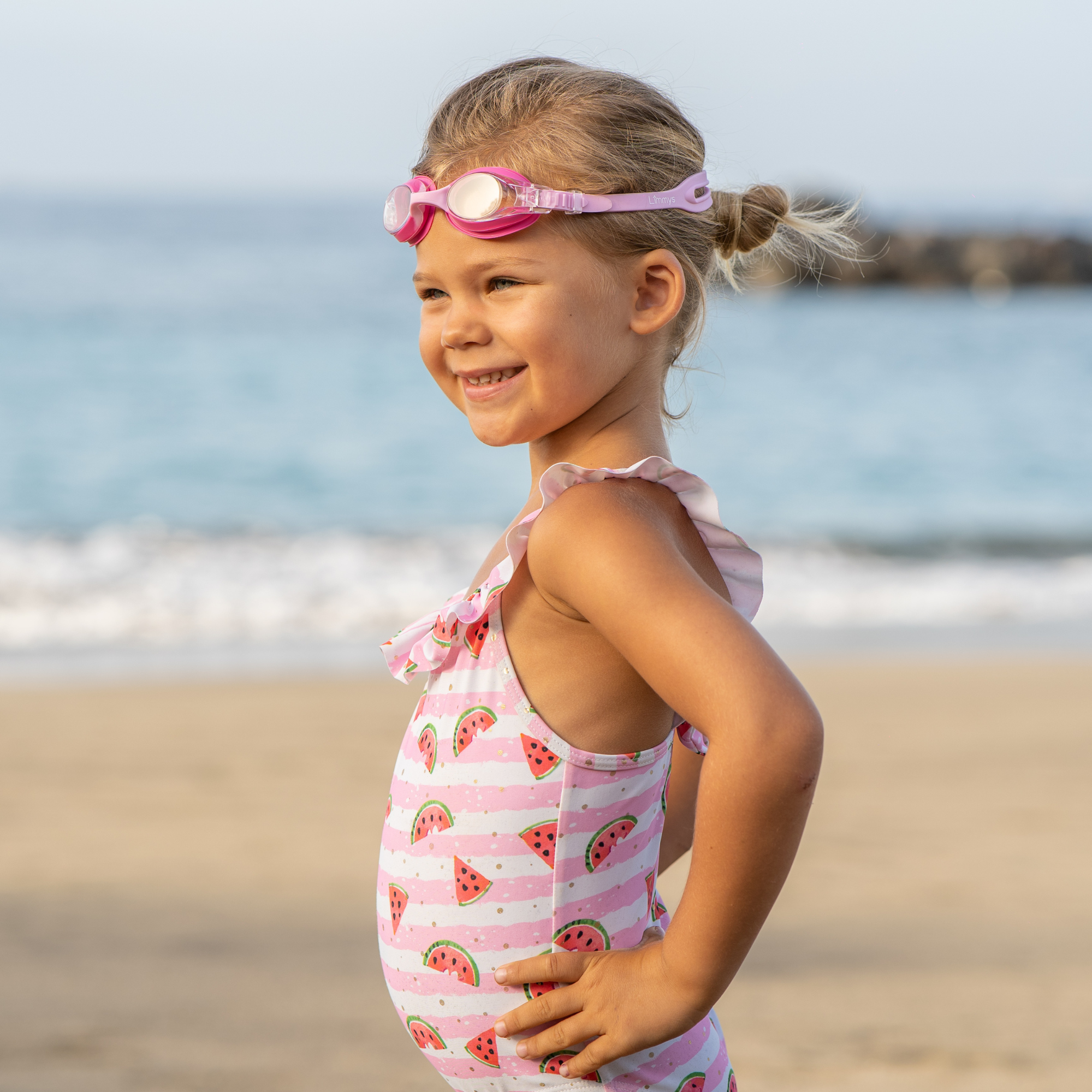 Premium Kids Swim Goggles - Pink