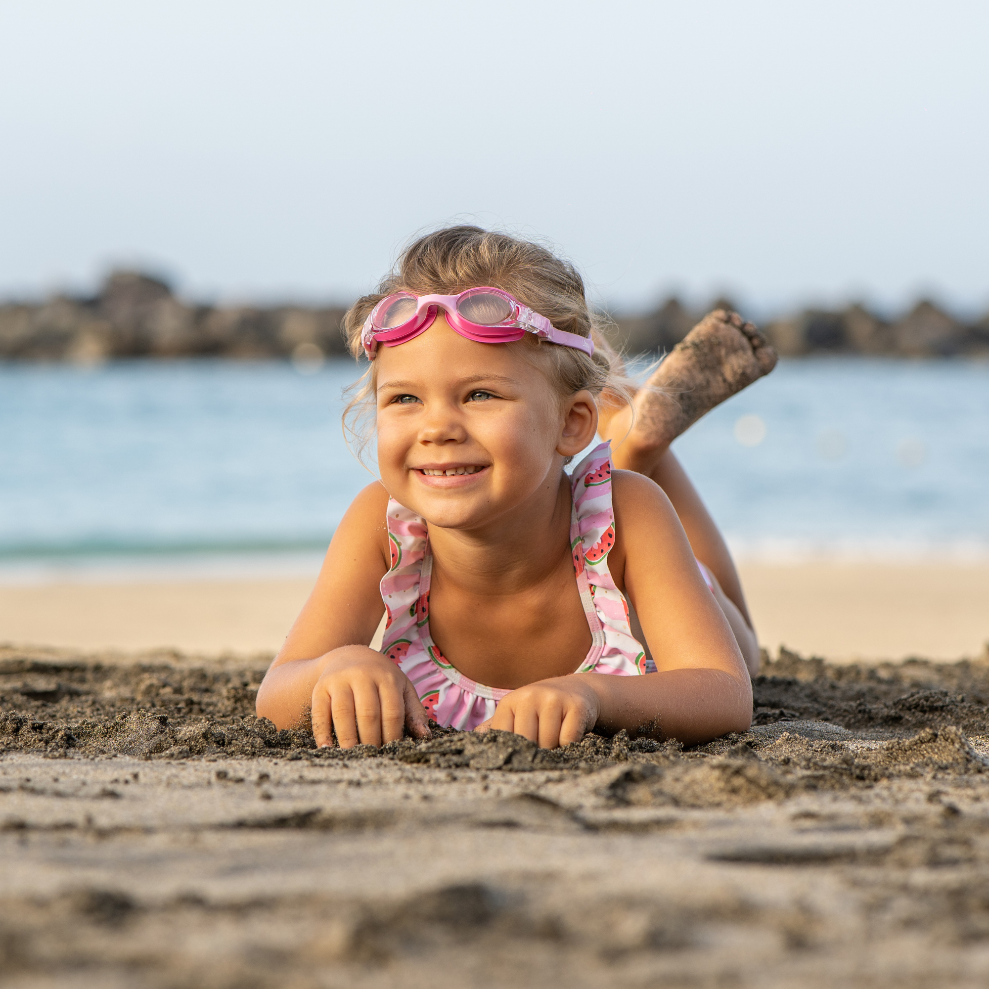 Premium Kids Swim Goggles - Pink