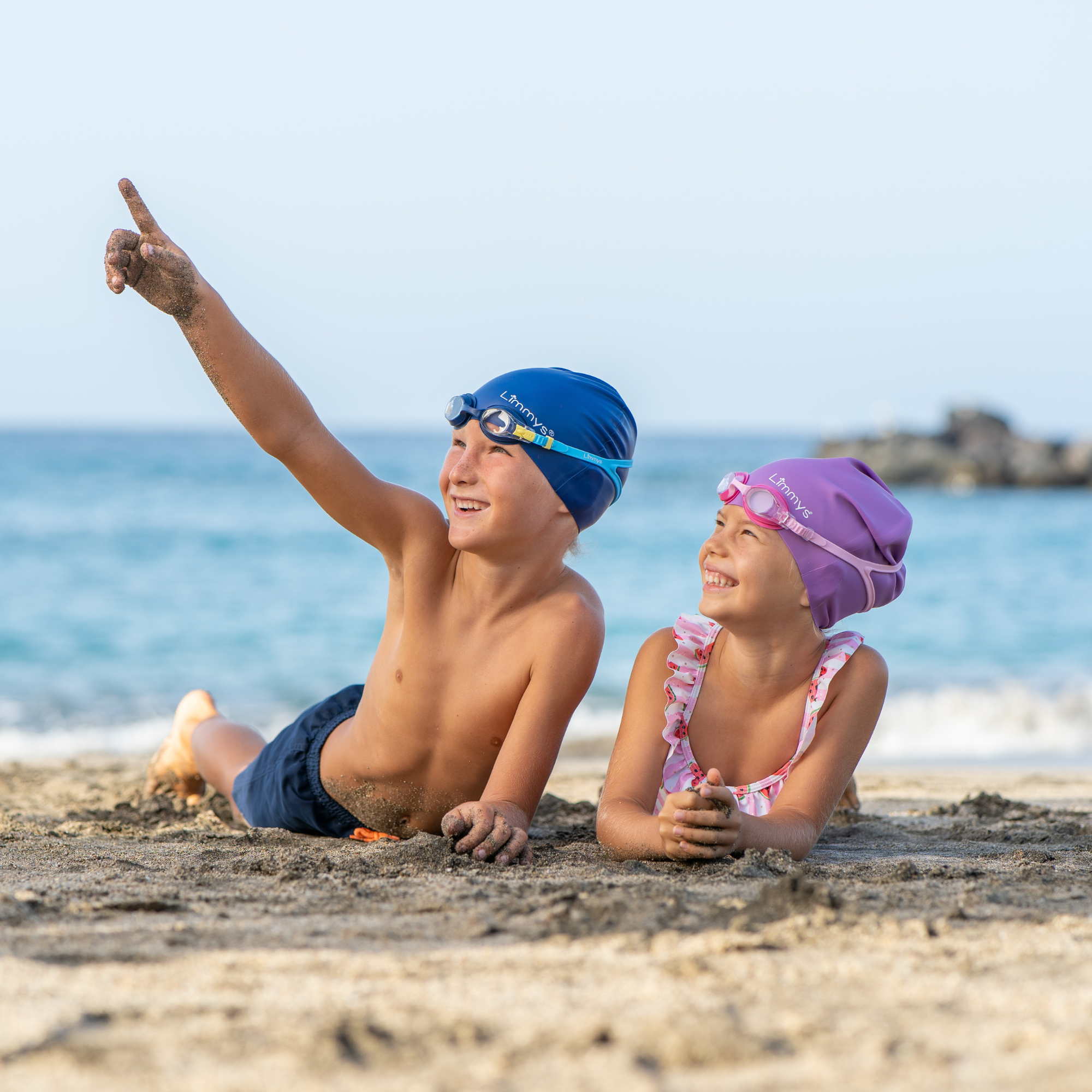 Premium Kids Swim Goggles - Pink