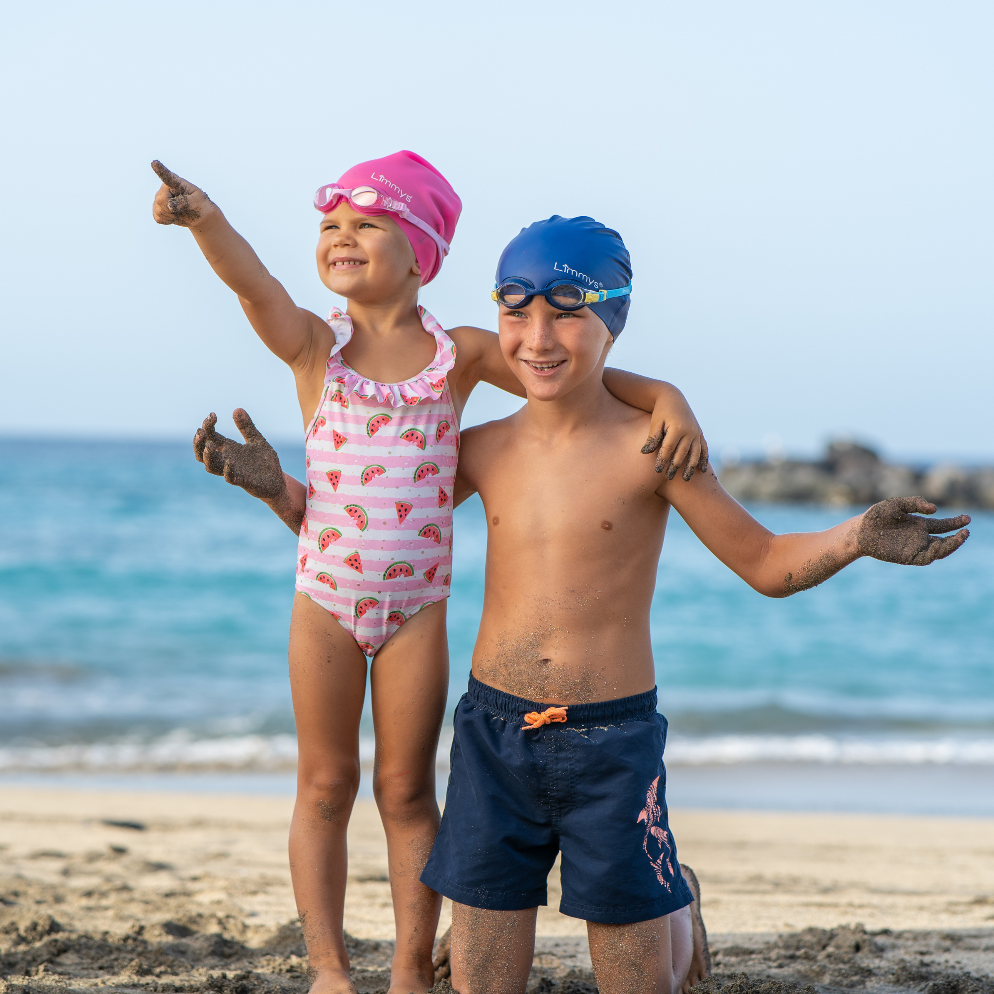 Premium Kids Swim Goggles - Pink
