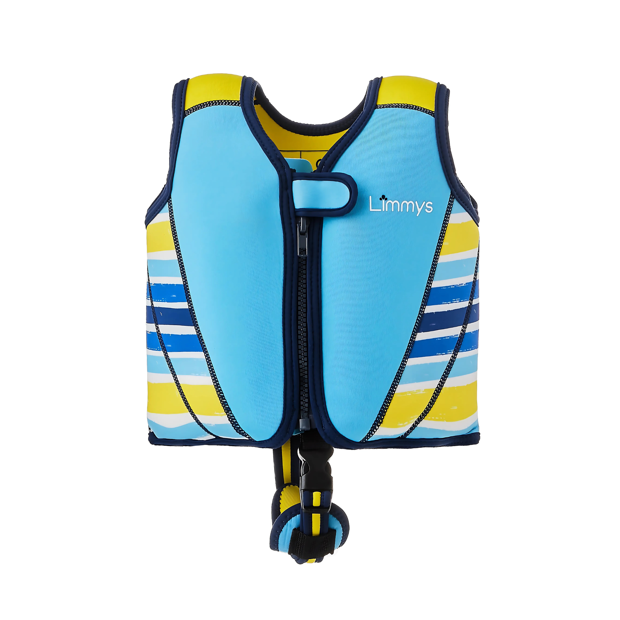 Premium Neoprene Swim Vest Azure Blue