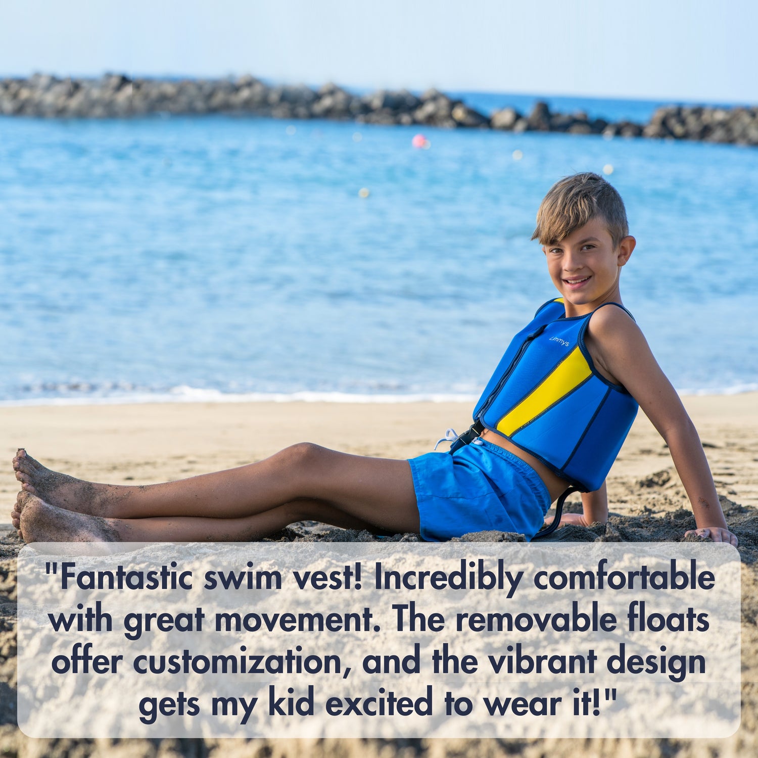 Premium Neoprene Swim Vest - Royal Blue