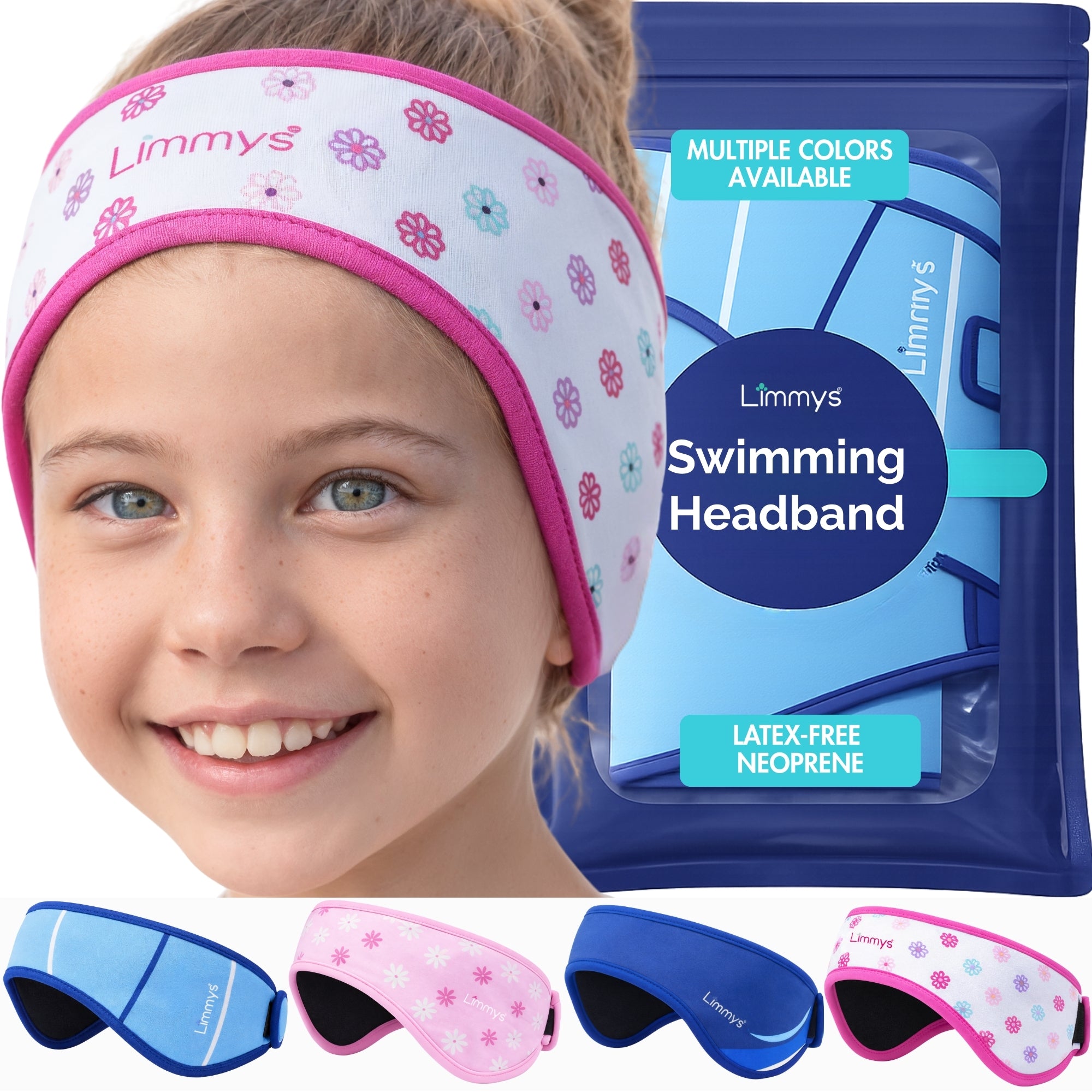 Limmys Swimming Headband For Kids And Adults
