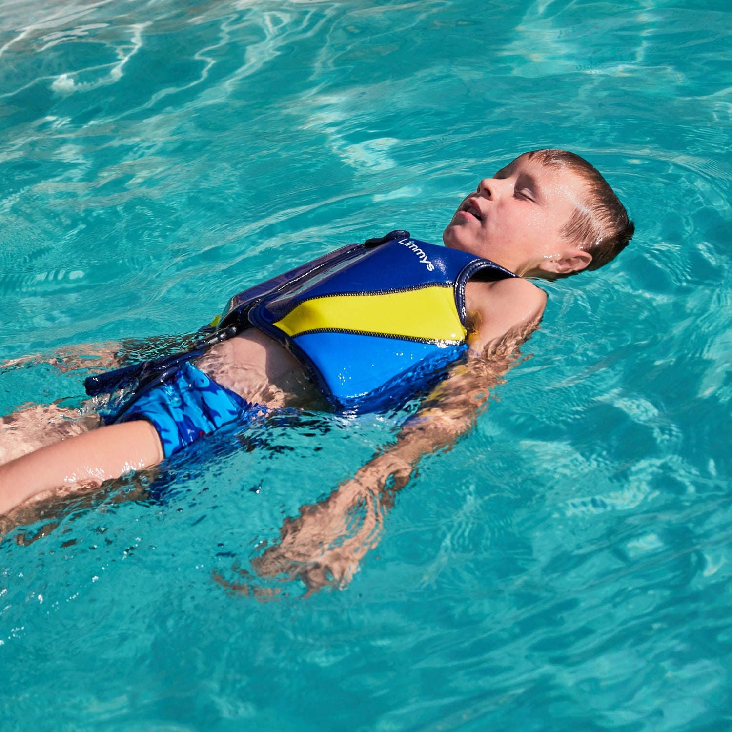 Premium Neoprene Swim Vest Royal Blue