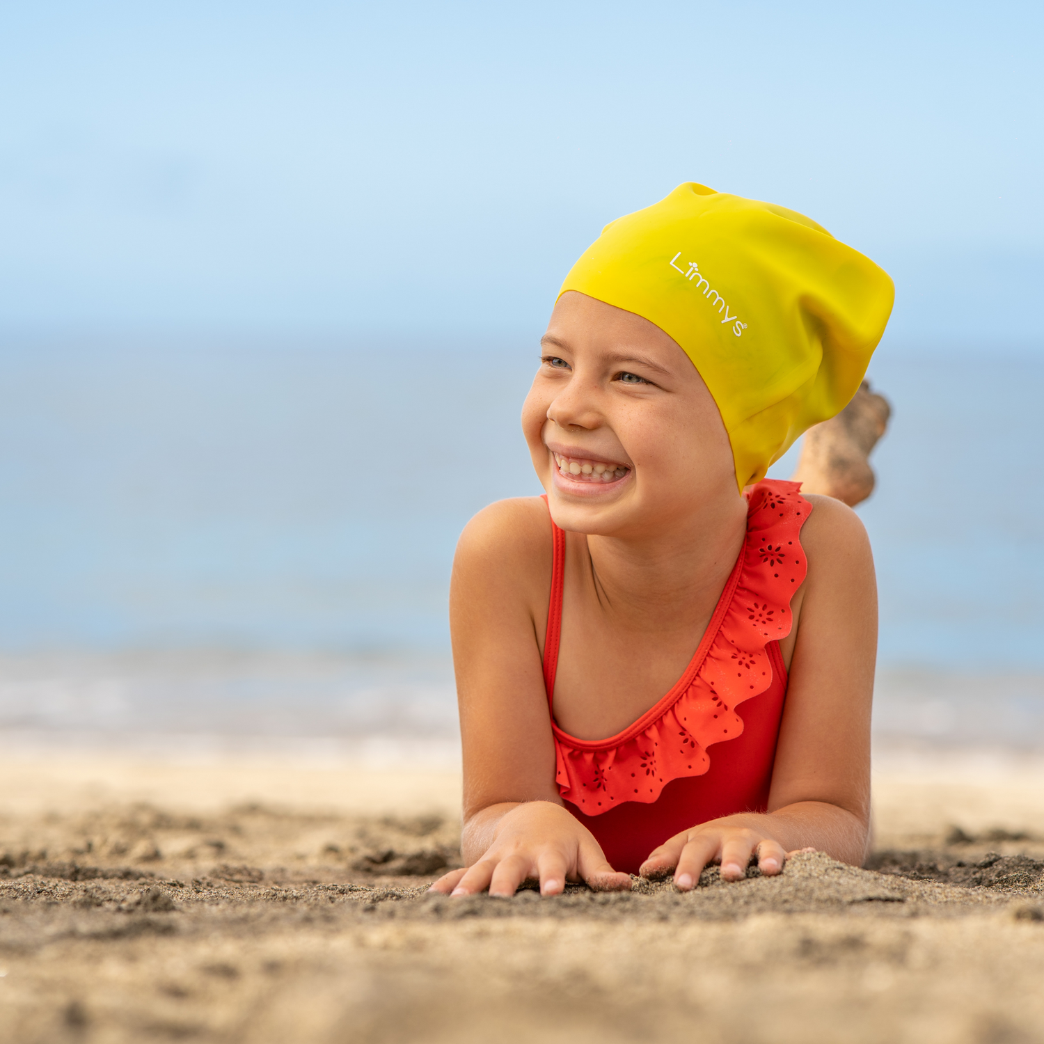 Swim Caps Kids Long Hair