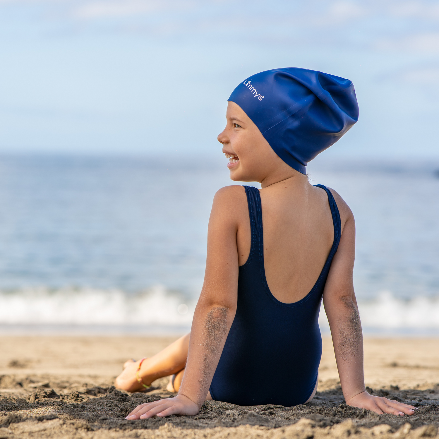 Swim Caps Kids Long Hair