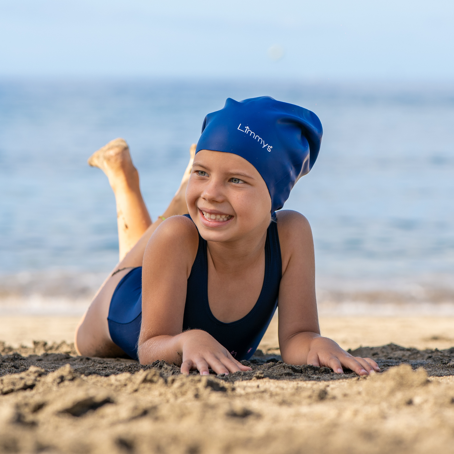 Swim Caps Kids Long Hair