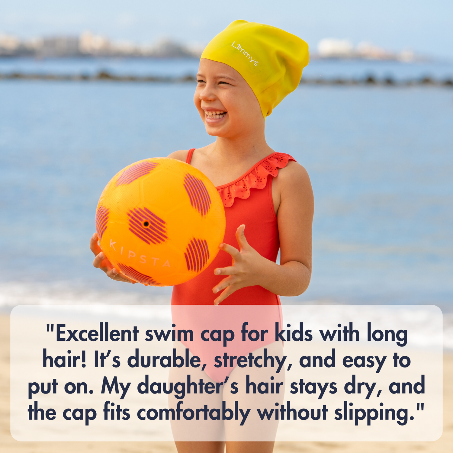 Swim Caps Kids Long Hair