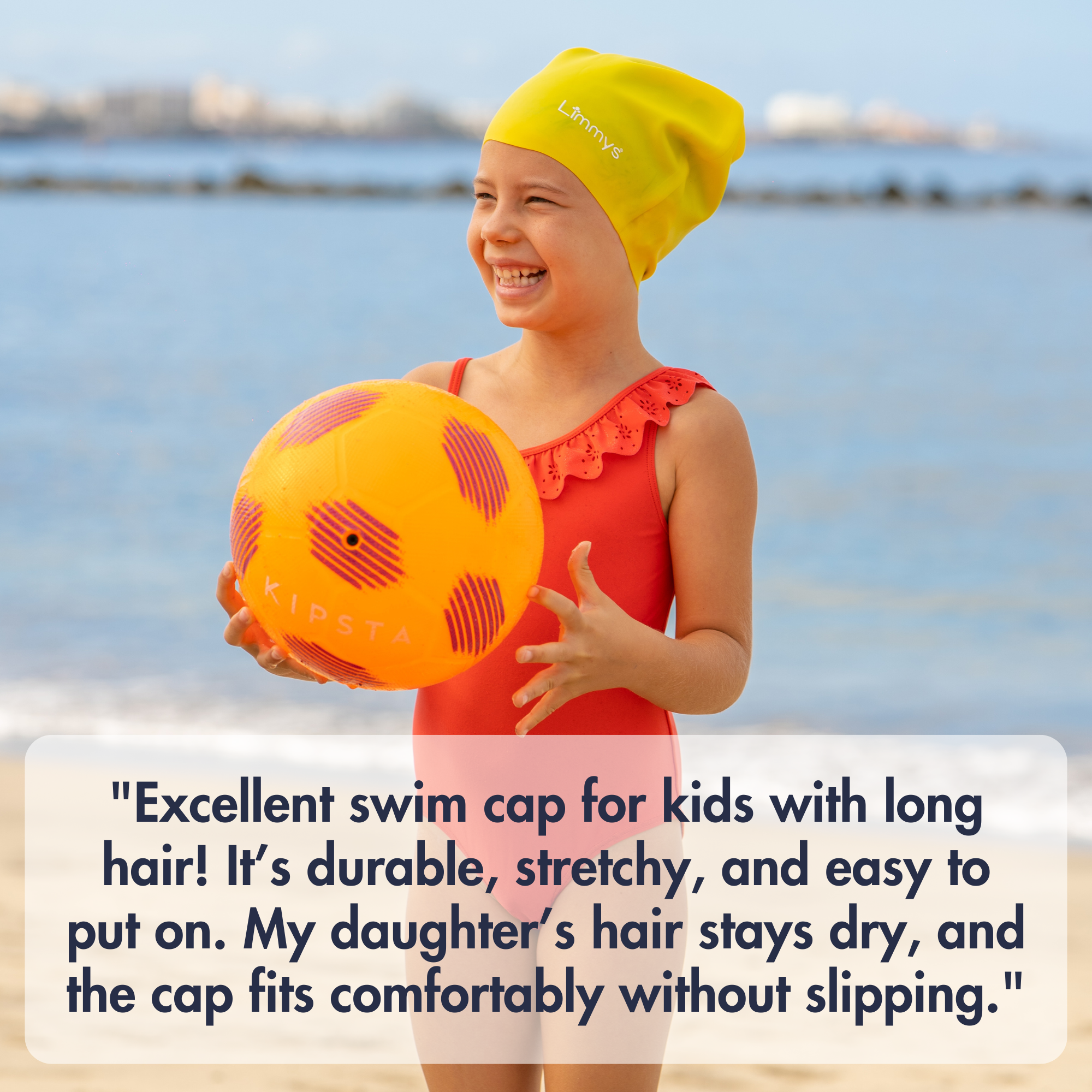 Swim Caps Kids Long Hair