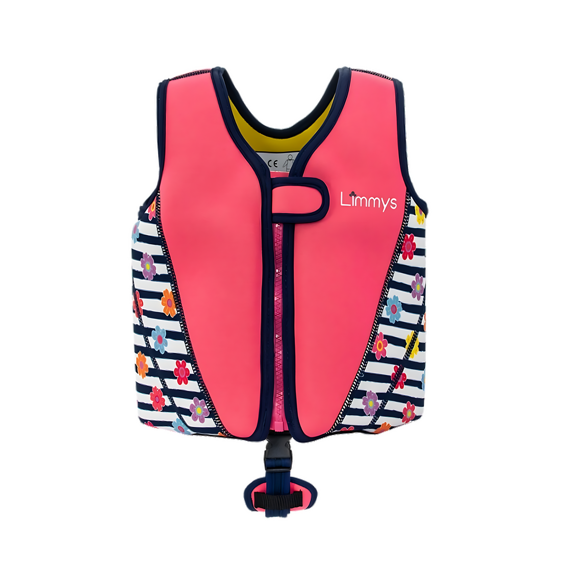 Premium Neoprene Swim Vest - Pink Blossom